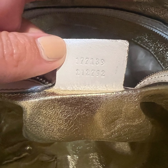 Gucci Yellow and White Patterned Shoulder Bag - Picture 7 of 9